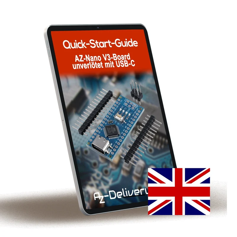 AZ-Nano V3-Board Set mit USB-C Anschluss | Atmega CH340 Chip Atmega328 CH340