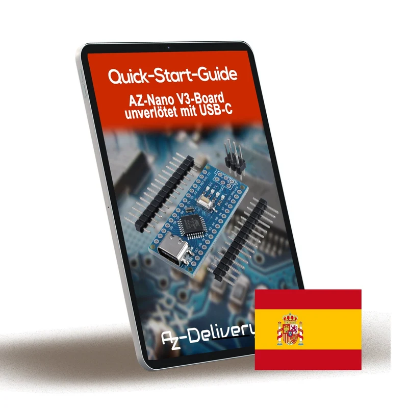 AZ-Nano V3-Board Set mit USB-C Anschluss | Atmega CH340 Chip Atmega328 CH340