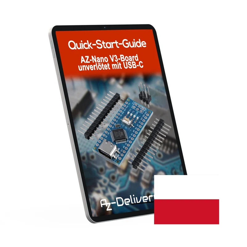 AZ-Nano V3-Board Set mit USB-C Anschluss | Atmega CH340 Chip Atmega328 CH340
