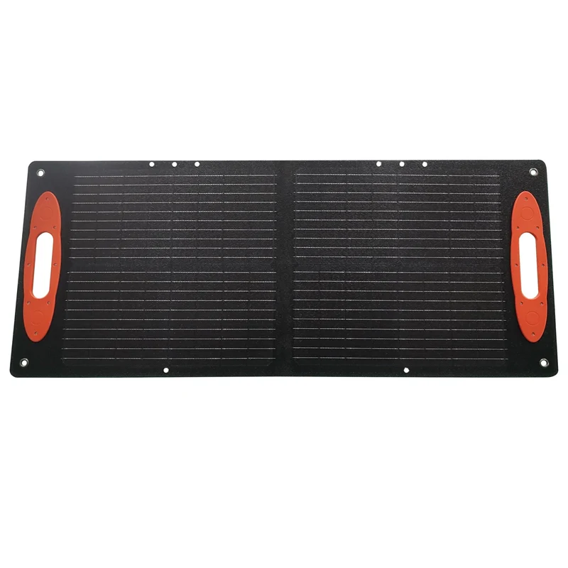 Portable solar panel with EFTE coating Foldable solar panel with USB/Type-C/DC connection Solar bag IP67 Waterproof Camping solar panel