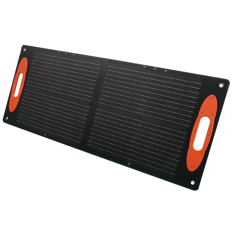 Portable solar panel with EFTE coating Foldable solar panel with USB/Type-C/DC connection Solar bag IP67 Waterproof Camping solar panel