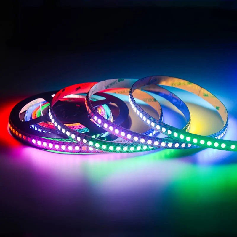WS2812B 144 LEDs/m 144 Pixels/m LED Strip RGB adressierbarer LED Streifen mit 5050 SMD LEDs IP20 Weiß nicht Wasserdicht