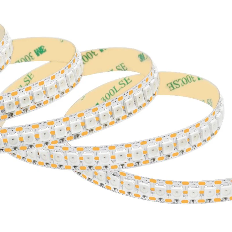 WS2812B 144 LEDs/m 144 Pixels/m LED Strip RGB adressierbarer LED Streifen mit 5050 SMD LEDs IP20 Weiß nicht Wasserdicht