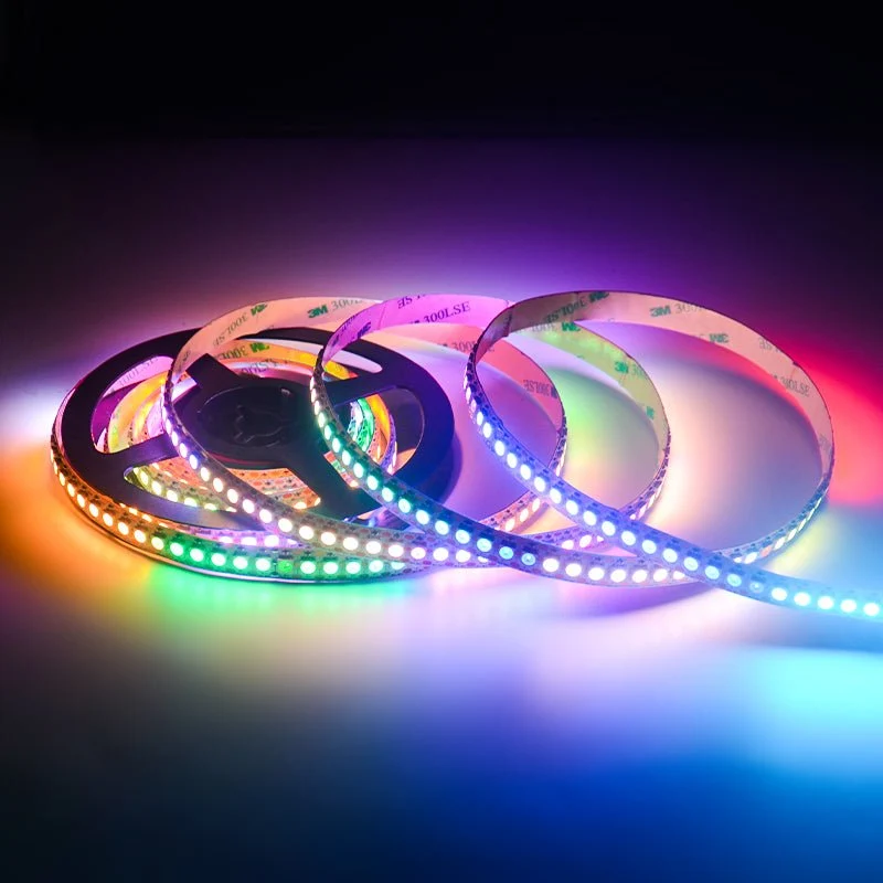 WS2812B 144 LEDs/m 144 Pixels/m LED Strip RGB adressierbarer LED Streifen mit 5050 SMD LEDs IP20 Weiß nicht Wasserdicht