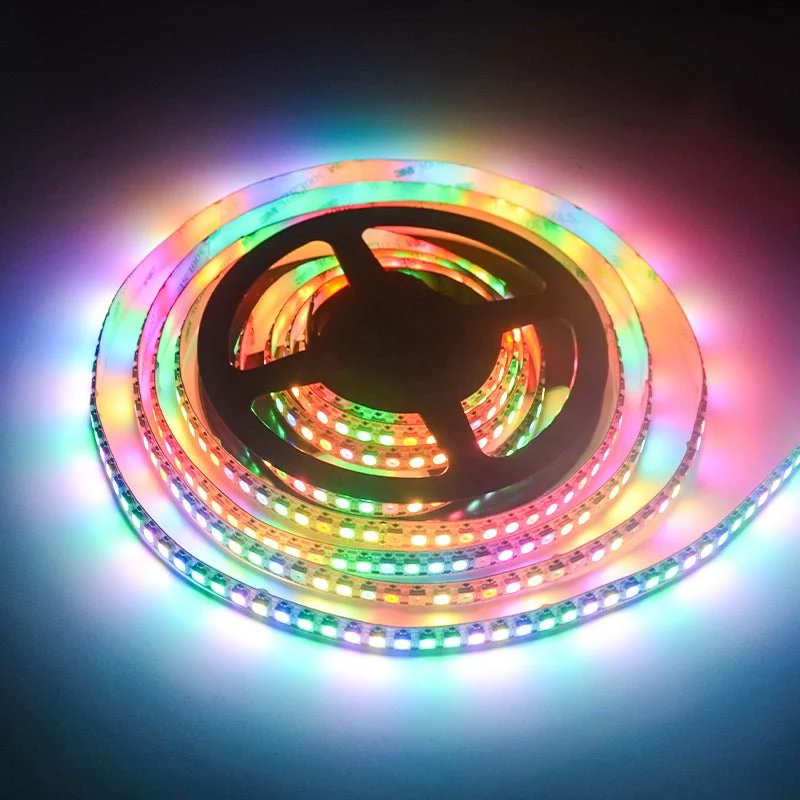WS2812B 144 LEDs/m 144 Pixels/m LED Strip RGB adressierbarer LED Streifen mit 5050 SMD LEDs IP20 Weiß nicht Wasserdicht