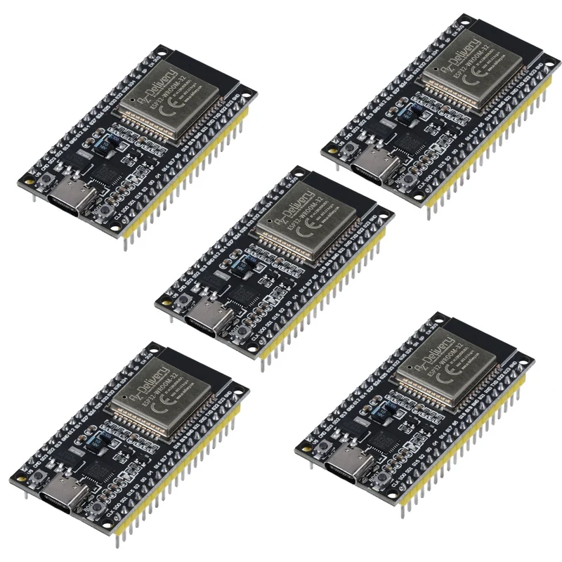 ESP32 NodeMCU Module WLAN WiFi Dev Kit C Development Board with CP2102 and USB-C connection | ESP 32 ESP32 wroom 32 | compatible with Arduino