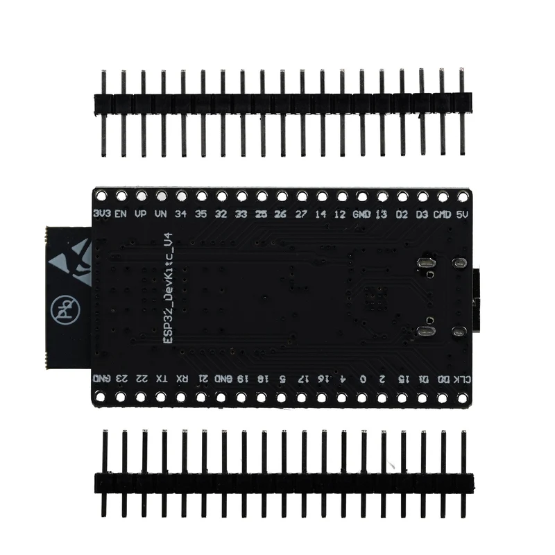 ESP32 Board Dev Kit C V4 NodeMCU WLAN WiFi Development Board unsoldered with USB-C connection compatible with Arduino