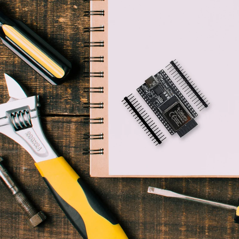 ESP32 Board Dev Kit C V4 NodeMCU WLAN WiFi Development Board unsoldered with USB-C connection compatible with Arduino