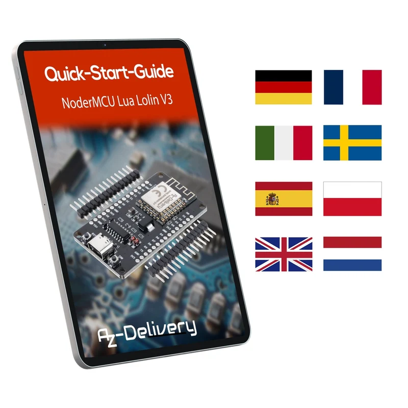 NodeMCU Lolin V3 Module ESP8266 ESP-12F WiFi with USB-C connector WiFi Development Board with CH340 unsoldered compatible with Arduino