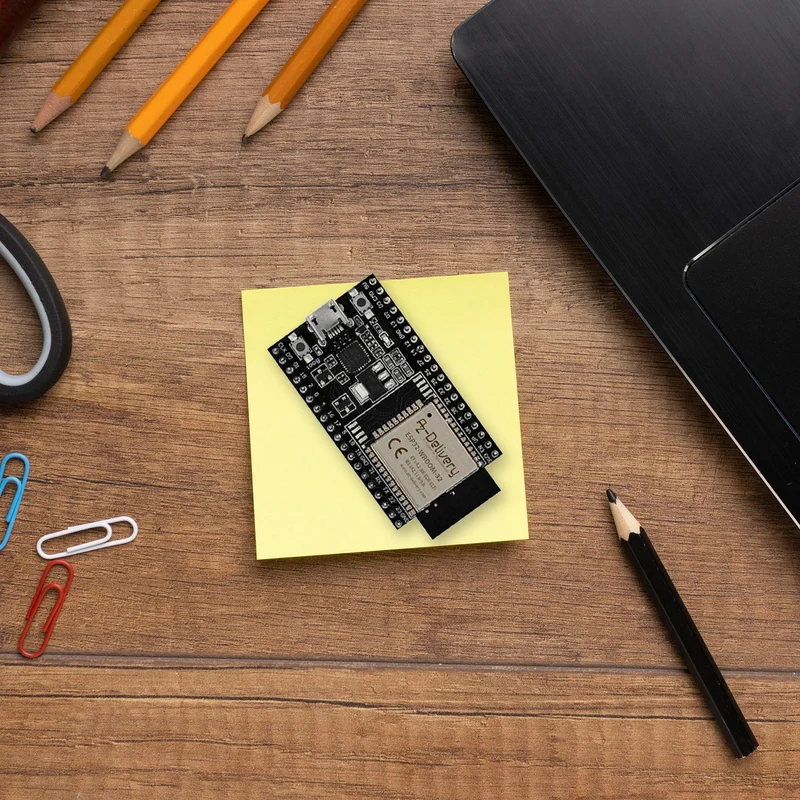ESP-32 Dev Kit C unverlötet NodeMCU Module WLAN mit USB-C Anschluss WiFi Development Board mit CP2102 (Nachfolgermodell zum ESP8266) kompatibel mit Arduino