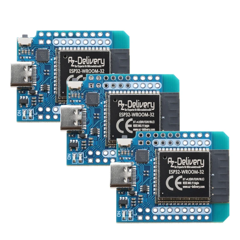 ESP32 D1 Mini NodeMCU WiFi module ESP 32 Bluetooth Internet development board with USB-C connection compatible with Arduino and compatible with Wemos D1 Mini