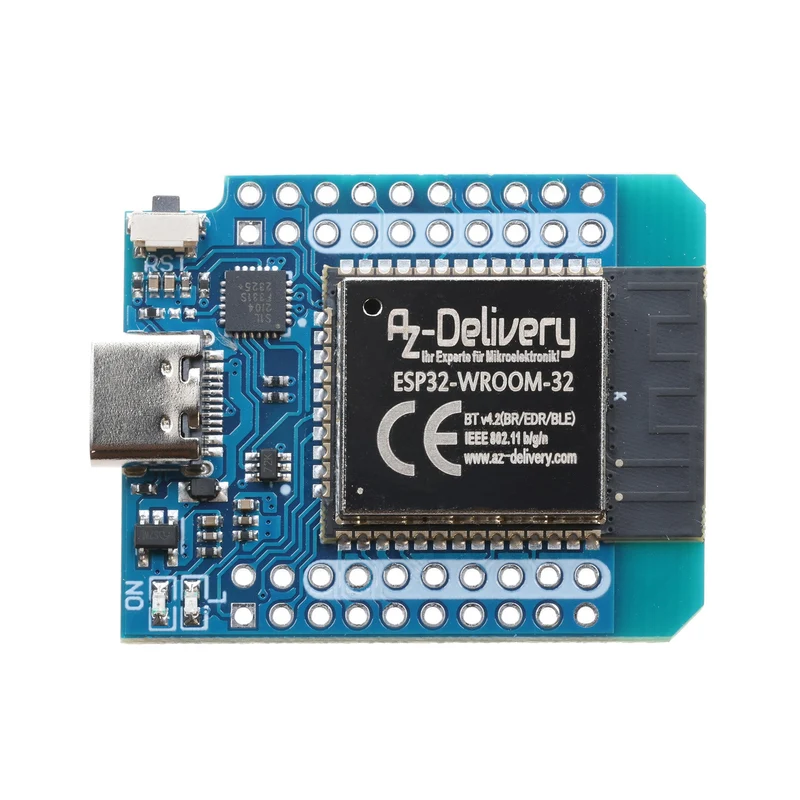 ESP32 D1 Mini NodeMCU WiFi module ESP 32 Bluetooth Internet development board with USB-C connection compatible with Arduino and compatible with Wemos D1 Mini