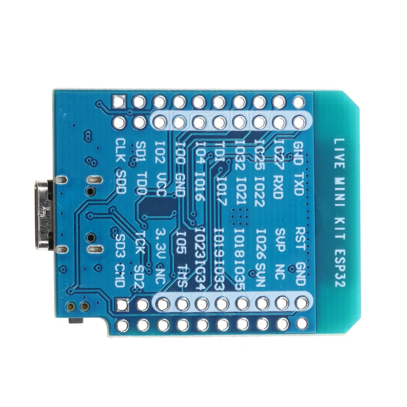ESP32 D1 Mini NodeMCU WiFi module ESP 32 Bluetooth Internet development board with USB-C connection compatible with Arduino and compatible with Wemos D1 Mini