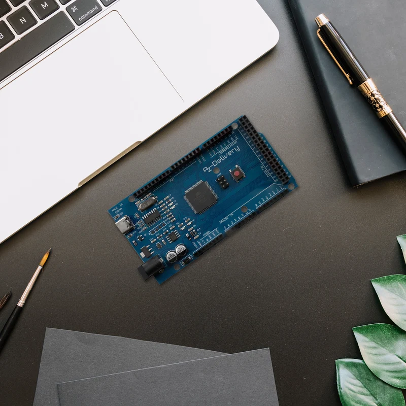AZ-MEGA2560-Board Mikrokontroller mit USB-C Anschluss Entwicklungsboard kompatibel mit Arduino