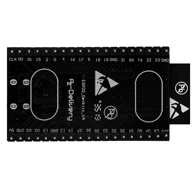 ESP32 Dev Kit C V4 NodeMCU WLAN WiFi Development Board mit USB-C Anschluss kompatibel mit Arduino