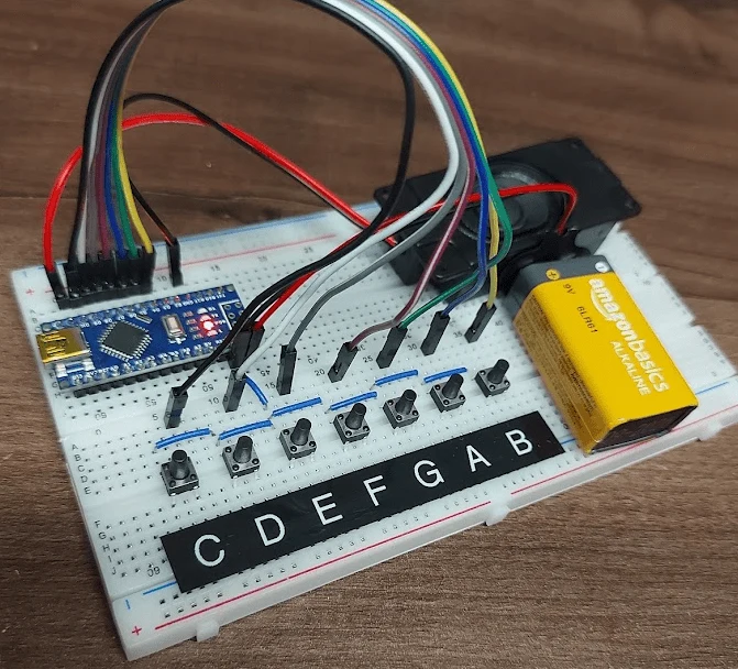 DIY electronic piano to build yourself | with assembly instructions