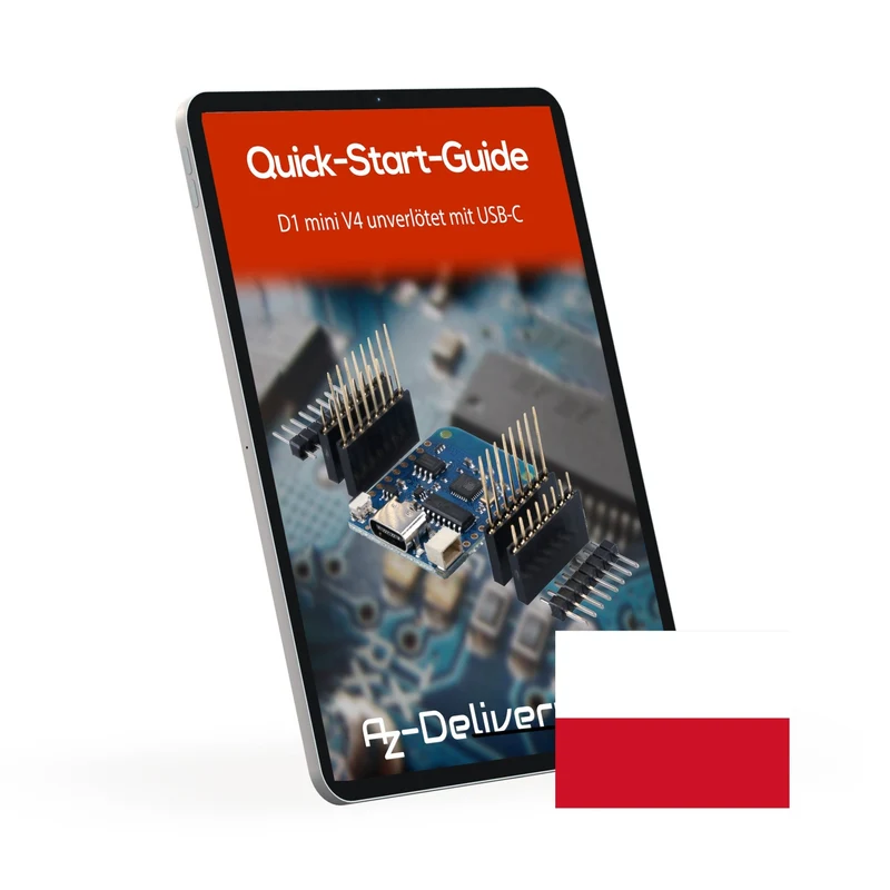 D1 Mini V4 NodeMCU ESP8266EX WLAN Modul mit USB-C Anschluss