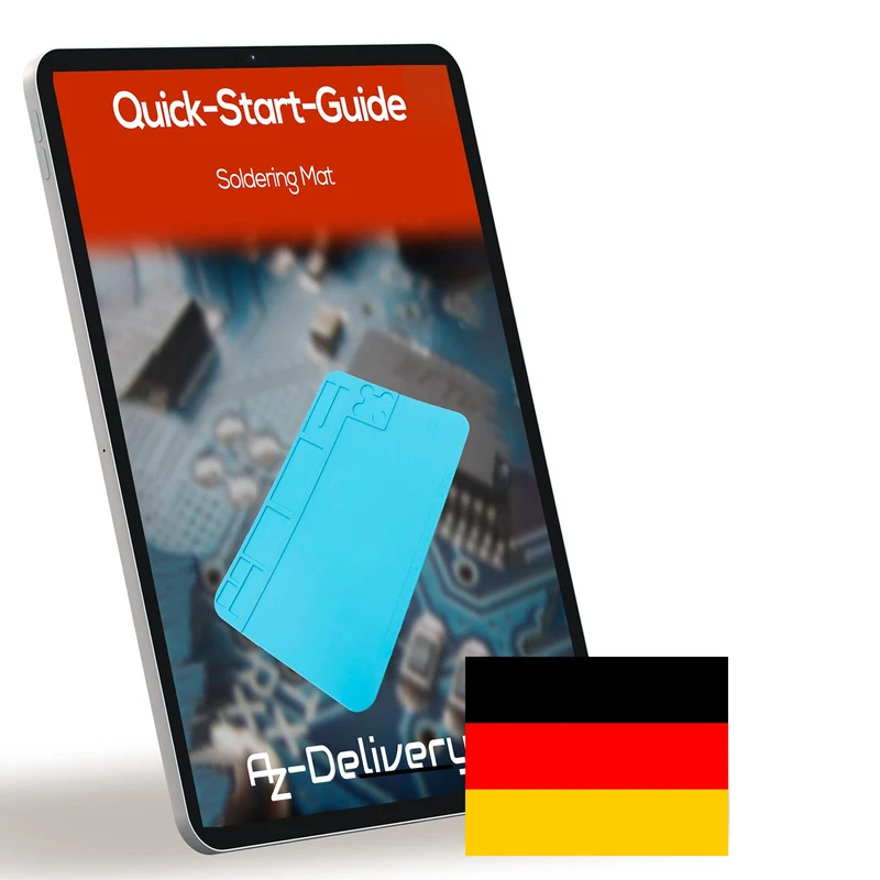 Lötmatte Premium Lötunterlage Hitzebeständiges Silikon für Lötkolben & Lötstation