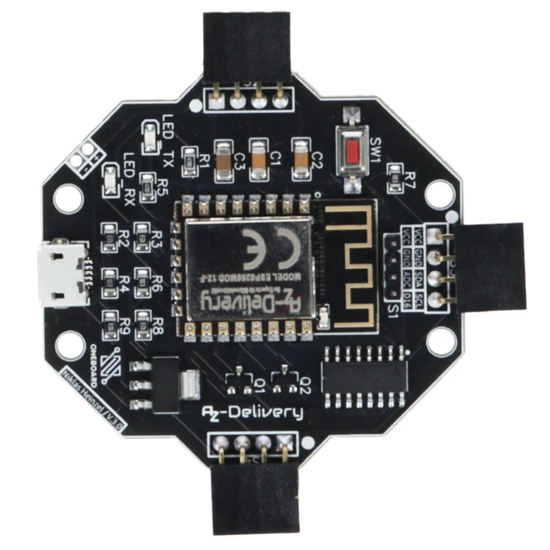 AZ-ONEBoard development board including extension boards