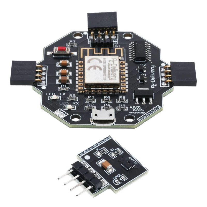 AZ-ONEBoard development board including extension boards