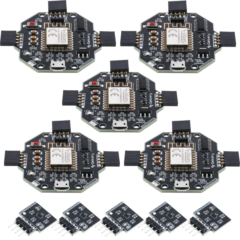 AZ-ONEBoard development board including extension boards