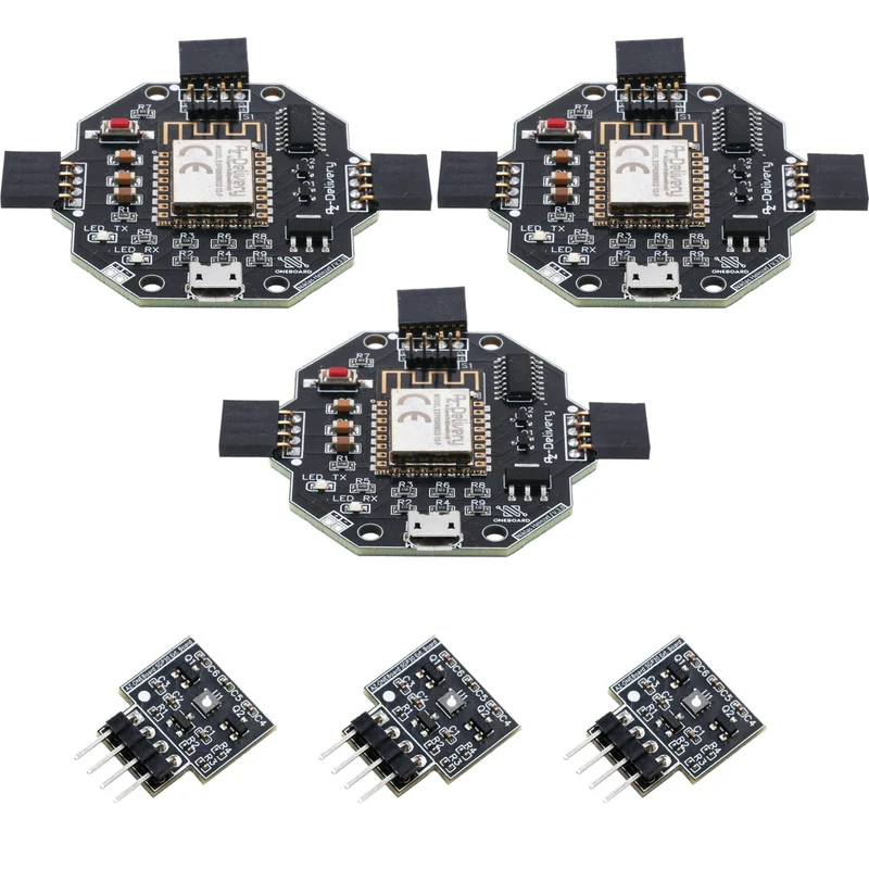 AZ-ONEBoard development board including extension boards