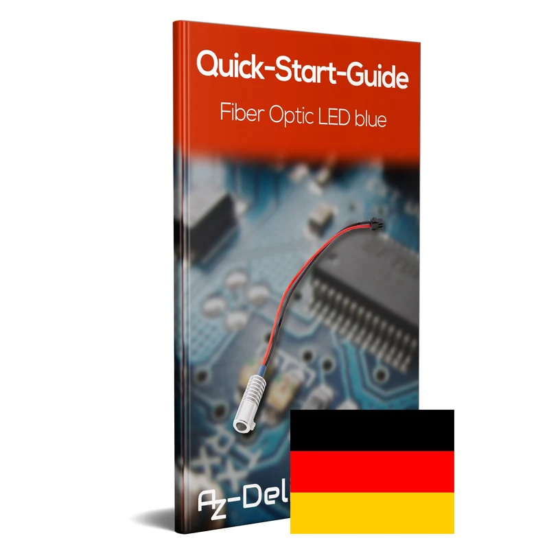 LED Ambientebeleuchtung 1,8 W DC 12V Innenraumbeleuchtung mit optischer Faser für DIY Raum Beleuchtung und DIY Projekte Blau