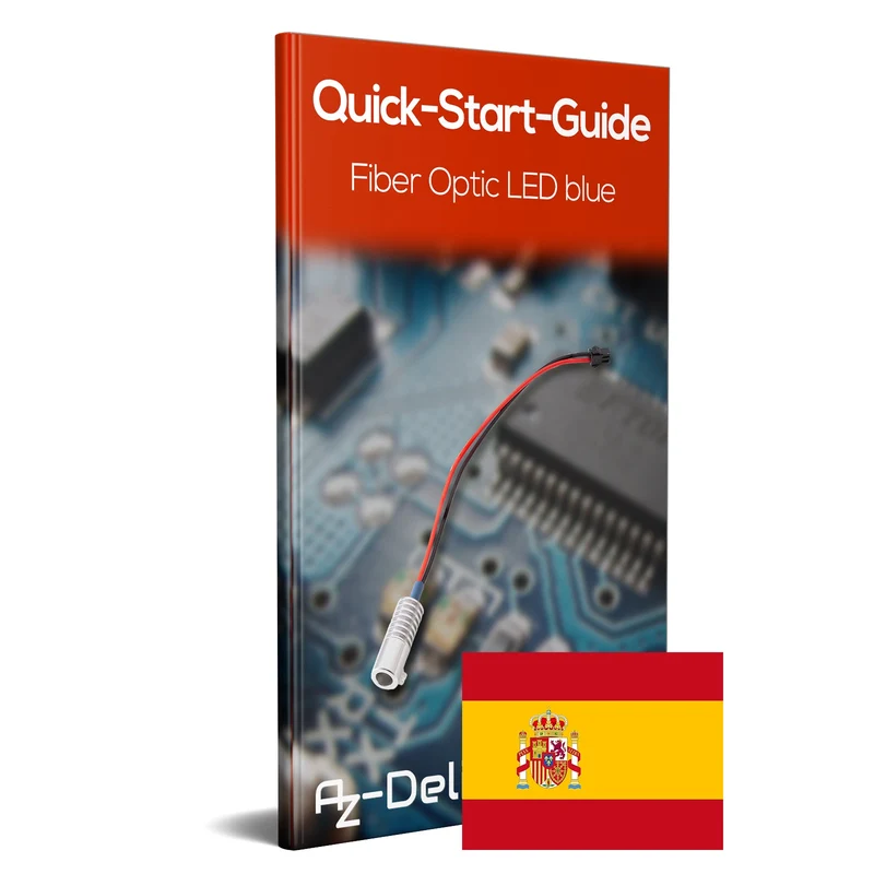 LED Ambientebeleuchtung 1,8 W DC 12V Innenraumbeleuchtung mit optischer Faser für DIY Raum Beleuchtung und DIY Projekte Blau
