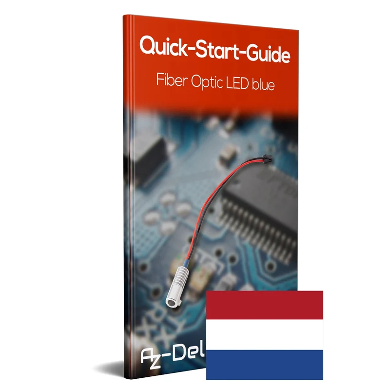 LED Ambientebeleuchtung 1,8 W DC 12V Innenraumbeleuchtung mit optischer Faser für DIY Raum Beleuchtung und DIY Projekte Blau