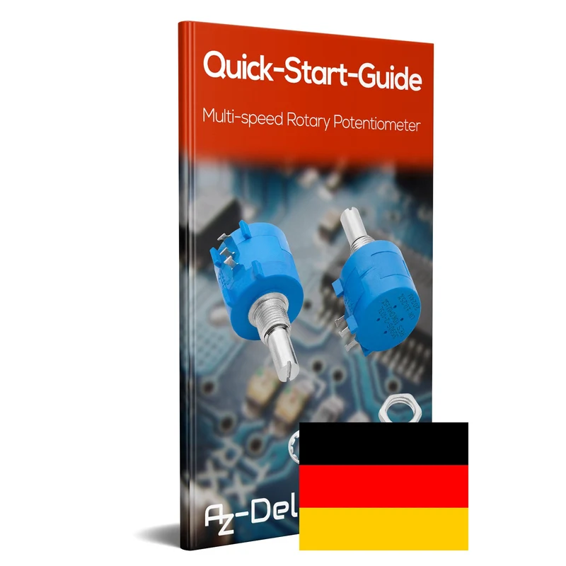 Mehrgang rotary Potentiometer mit Schutzwiderstand 3590S 10K Ohm mit einstellbarem Widerstand