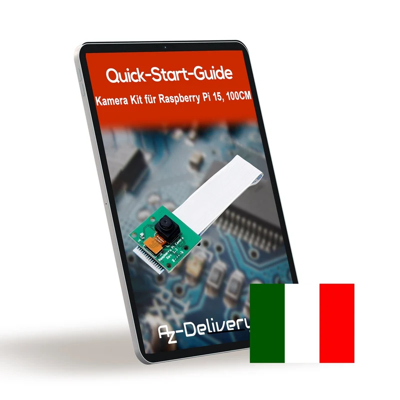 AZDelivery Kamera mit 15cm Flexkabel und 100cm Flexkabel für Raspberry Pi inklusive E-Book!
