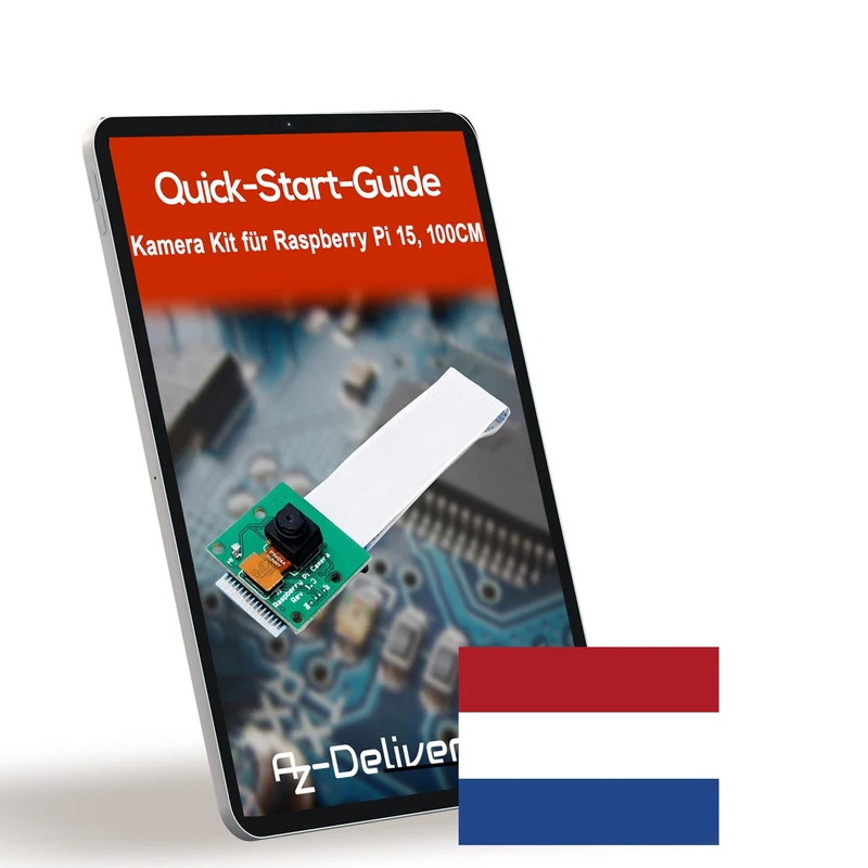AZDelivery Kamera mit 15cm Flexkabel und 100cm Flexkabel für Raspberry Pi inklusive E-Book!