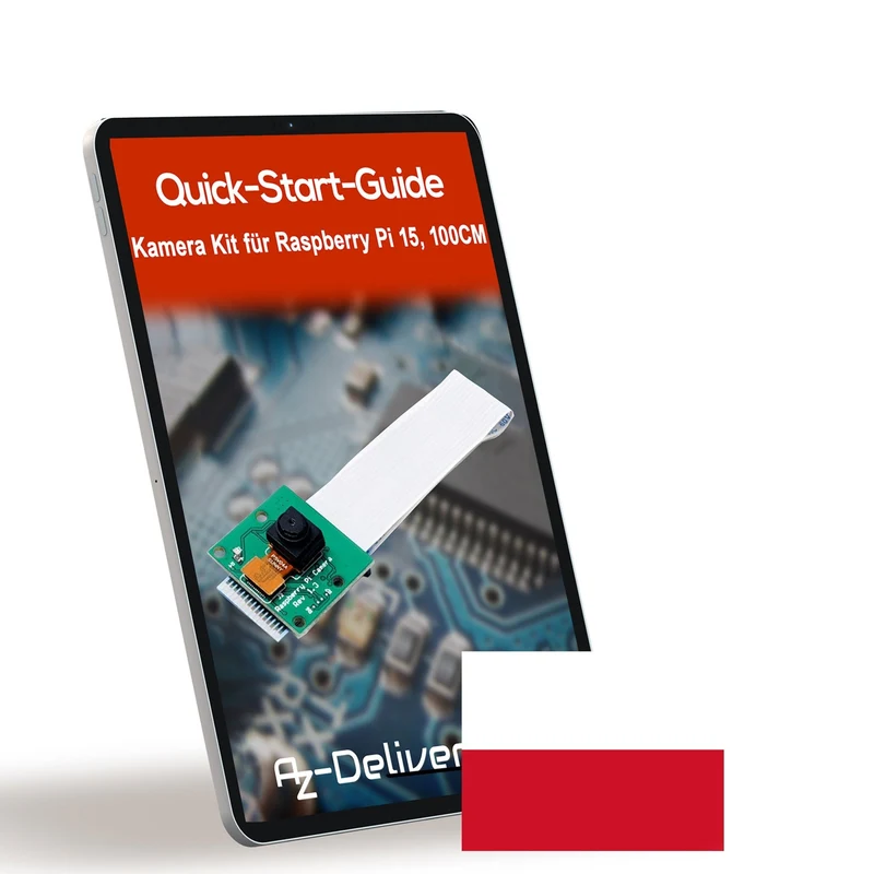 AZDelivery Kamera mit 15cm Flexkabel und 100cm Flexkabel für Raspberry Pi inklusive E-Book!
