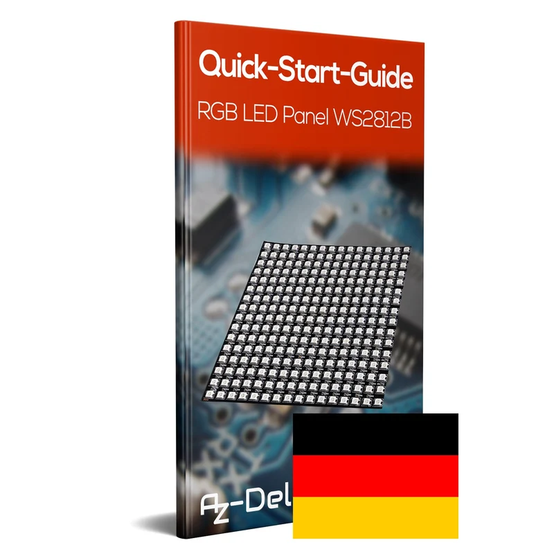 RGB LED Panel WS2812B 16x16 256 LEDs Flexibel Led Matrix IC Einzeladressierbare Vollfarbfunktionen mit DC5V Kompatibel mit Raspberry Pi