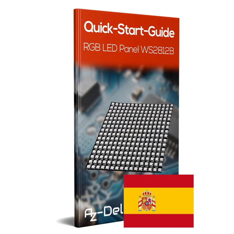 RGB LED Panel WS2812B 16x16 256 LEDs Flexibel Led Matrix IC Einzeladressierbare Vollfarbfunktionen mit DC5V Kompatibel mit Raspberry Pi