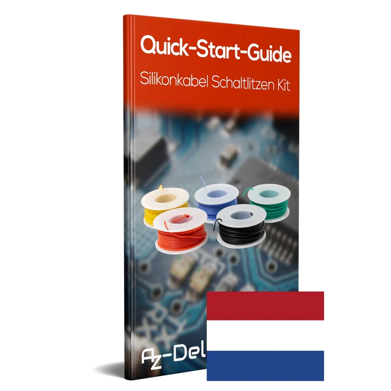 Ultraflexibles verzinntes Silikonkabel Schaltlitzen Kit temperaturbeständig aus Kupferdraht als Jumper oder zum Verseilen oder Verbinden