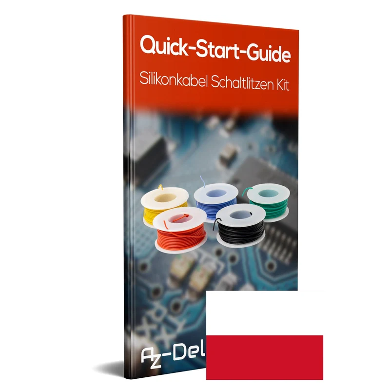 Ultraflexibles verzinntes Silikonkabel Schaltlitzen Kit temperaturbeständig aus Kupferdraht als Jumper oder zum Verseilen oder Verbinden