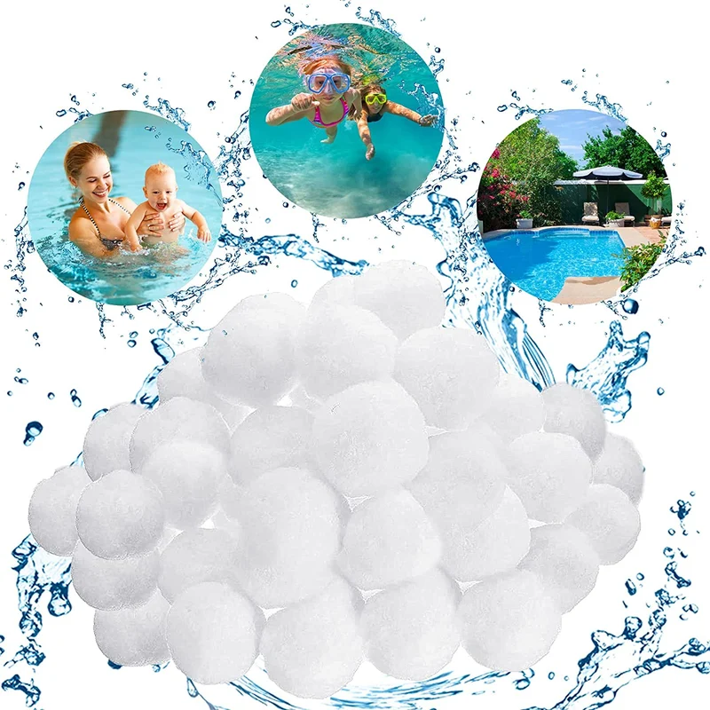 JOYUE Filtro Balls, Sfere per Filtrazione, Filtro per Piscina, Materiale Filtrante 700g Sostituiscono 25kg di Sabbia Filtrante (700g)