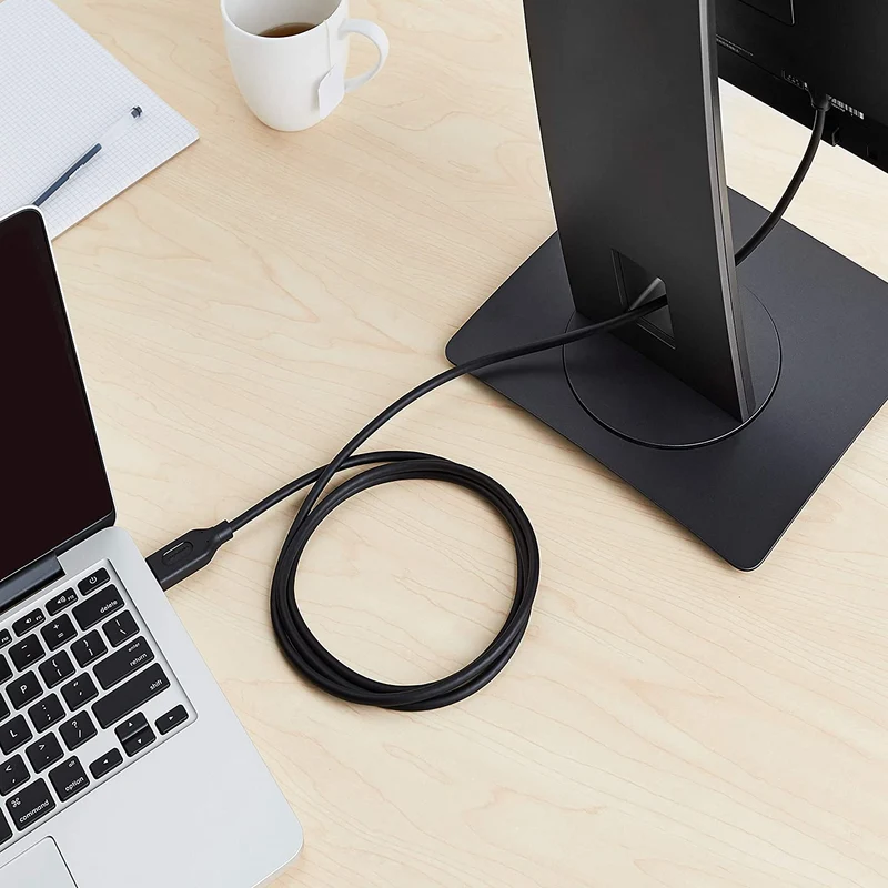Amazon Basics - Cavo da DisplayPort a HDMI, con connettori rivestiti in oro, 1,8 m