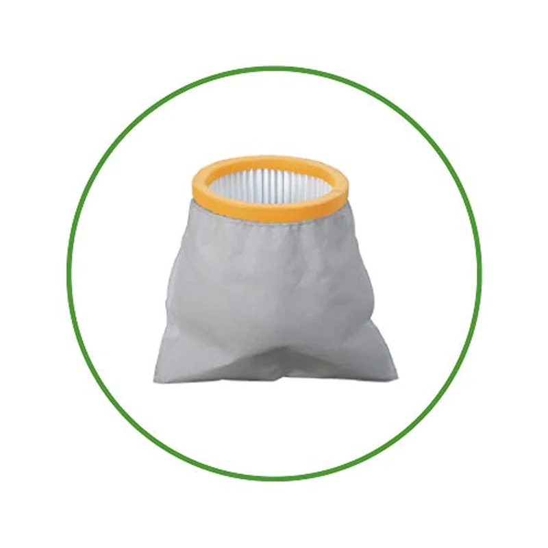 Ribimex PRCEN000/CF Prefiltro Autoestinguente per Aspiracenere, Grigio