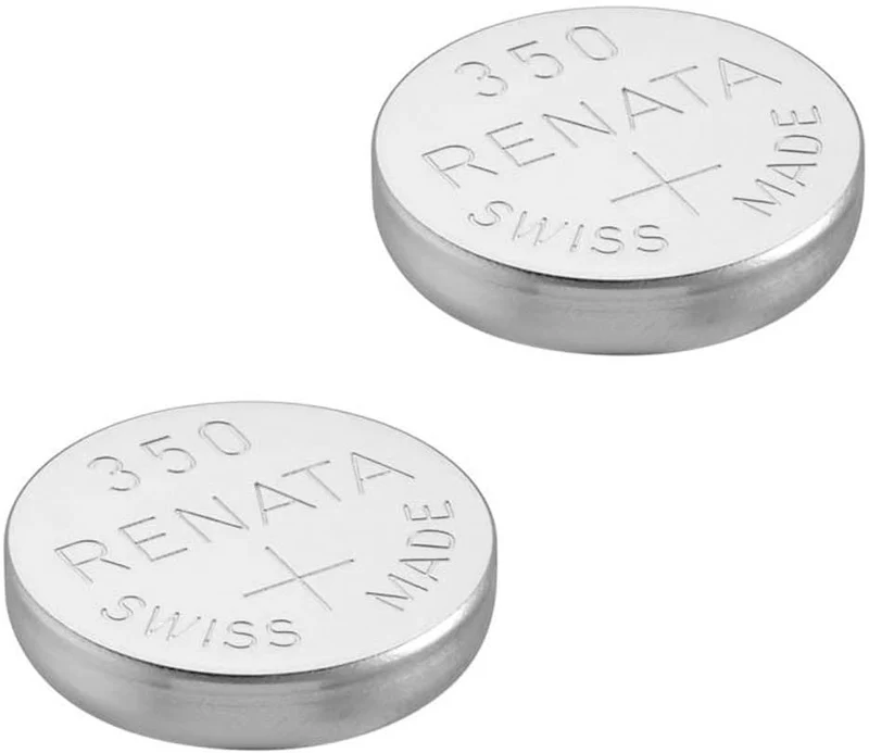 2 x Renata Batteria Orologio - Fatto In Svizzera - Tutte Le Taglie - Ossido D'argento renata Batterie - 315,317,319,321,329,335,337,341,344,346,350,357,361,362,364,366,370,371,373,377,379,381,384,389,390,391,392,393,394,395,396,397 - CR 2450N,1225,1632,16