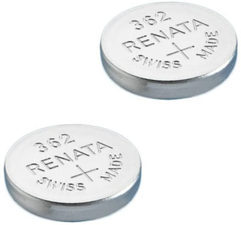 2 x Renata Batteria Orologio - Fatto In Svizzera - Tutte Le Taglie - Ossido D'argento renata Batterie - 315,317,319,321,329,335,337,341,344,346,350,357,361,362,364,366,370,371,373,377,379,381,384,389,390,391,392,393,394,395,396,397 - CR 2450N,1225,1632,16