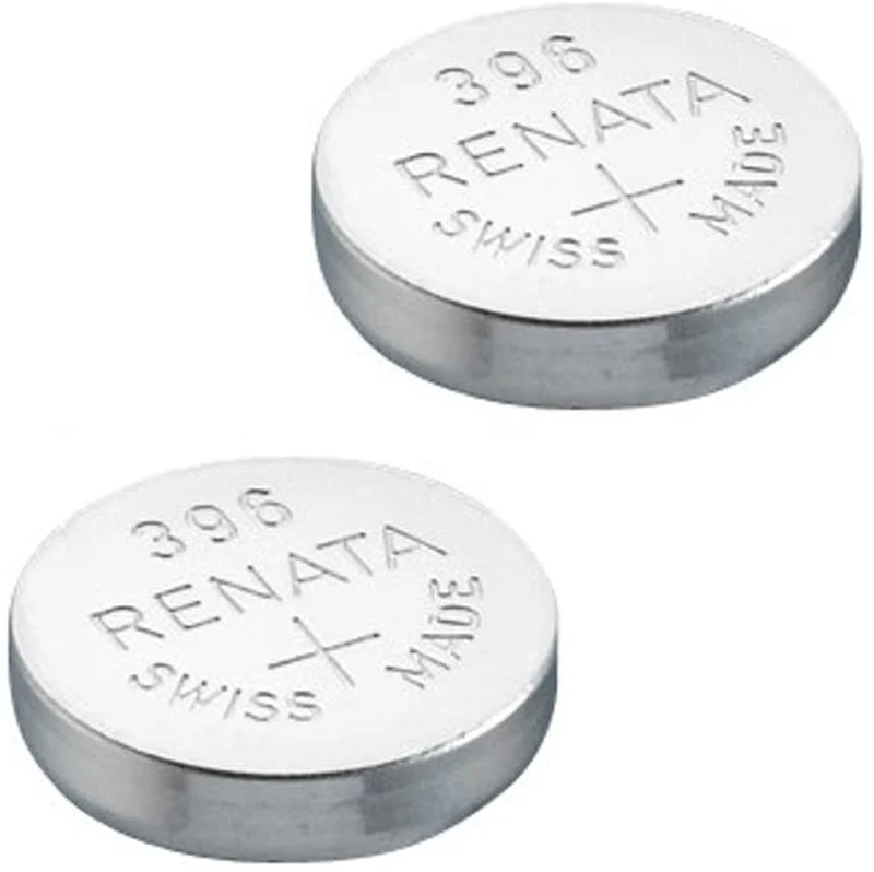 2 x Renata Batteria Orologio - Fatto In Svizzera - Tutte Le Taglie - Ossido D'argento renata Batterie - 315,317,319,321,329,335,337,341,344,346,350,357,361,362,364,366,370,371,373,377,379,381,384,389,390,391,392,393,394,395,396,397 - CR 2450N,1225,1632,16