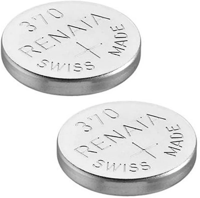 2 x Renata Batteria Orologio - Fatto In Svizzera - Tutte Le Taglie - Ossido D'argento renata Batterie - 315,317,319,321,329,335,337,341,344,346,350,357,361,362,364,366,370,371,373,377,379,381,384,389,390,391,392,393,394,395,396,397 - CR 2450N,1225,1632,16