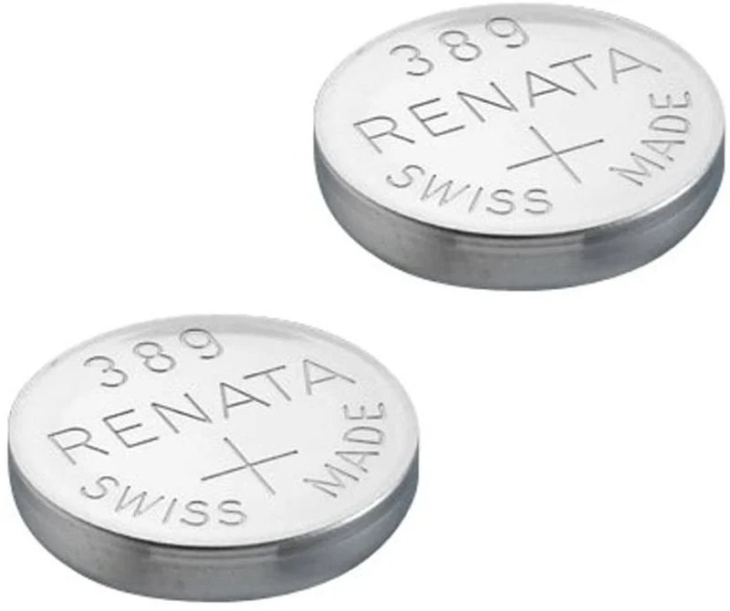 2 x Renata Batteria Orologio - Fatto In Svizzera - Tutte Le Taglie - Ossido D'argento renata Batterie - 315,317,319,321,329,335,337,341,344,346,350,357,361,362,364,366,370,371,373,377,379,381,384,389,390,391,392,393,394,395,396,397 - CR 2450N,1225,1632,16