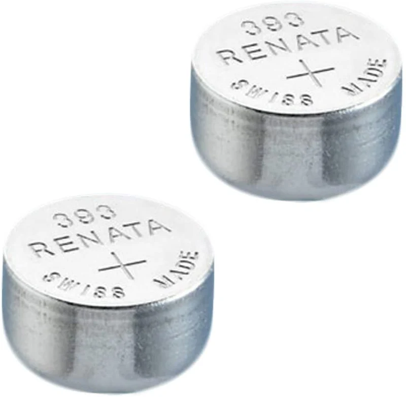 2 x Renata Batteria Orologio - Fatto In Svizzera - Tutte Le Taglie - Ossido D'argento renata Batterie - 315,317,319,321,329,335,337,341,344,346,350,357,361,362,364,366,370,371,373,377,379,381,384,389,390,391,392,393,394,395,396,397 - CR 2450N,1225,1632,16