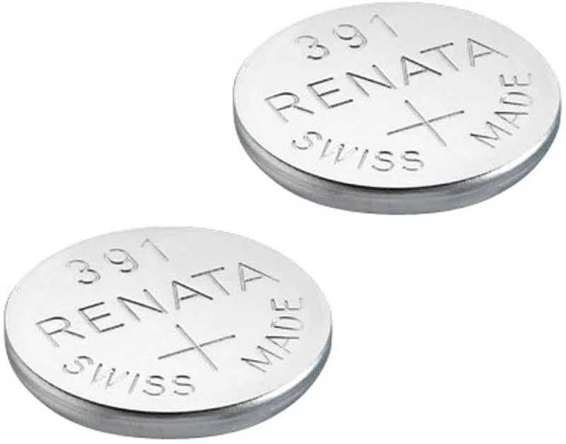 2 x Renata Batteria Orologio - Fatto In Svizzera - Tutte Le Taglie - Ossido D'argento renata Batterie - 315,317,319,321,329,335,337,341,344,346,350,357,361,362,364,366,370,371,373,377,379,381,384,389,390,391,392,393,394,395,396,397 - CR 2450N,1225,1632,16