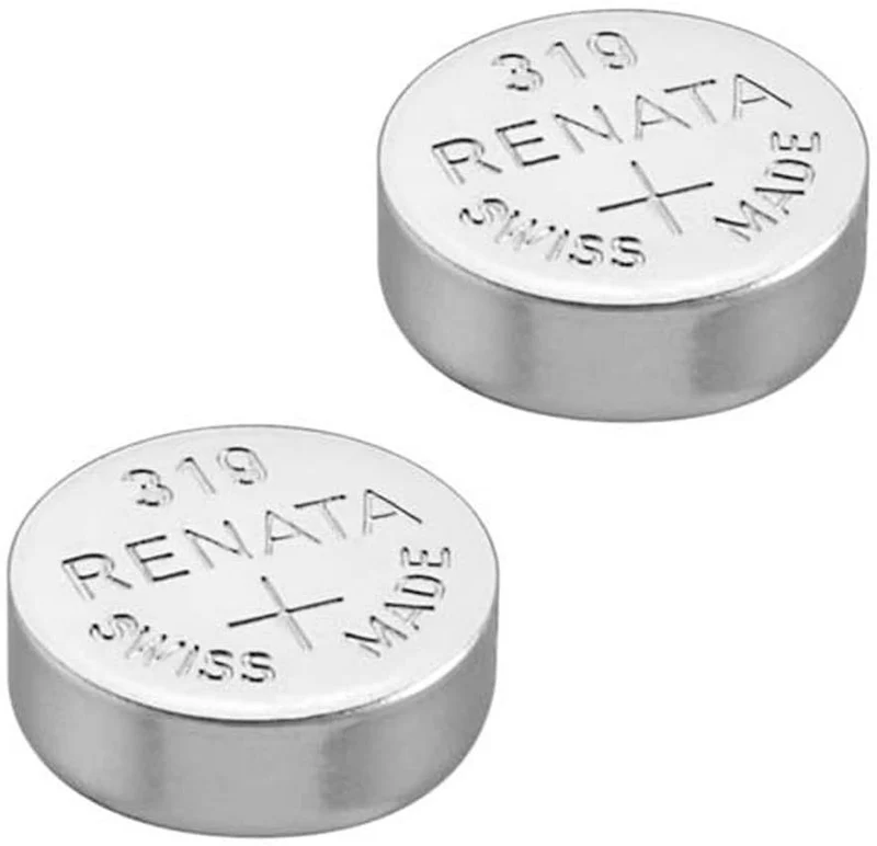 2 x Renata Batteria Orologio - Fatto In Svizzera - Tutte Le Taglie - Ossido D'argento renata Batterie - 315,317,319,321,329,335,337,341,344,346,350,357,361,362,364,366,370,371,373,377,379,381,384,389,390,391,392,393,394,395,396,397 - CR 2450N,1225,1632,16