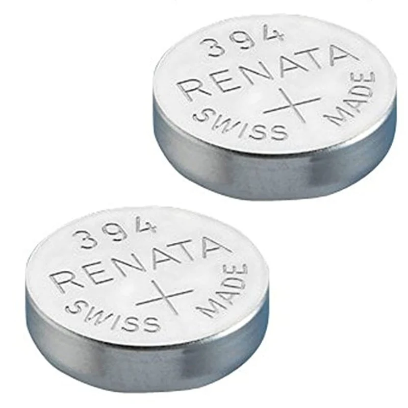 2 x Renata Batteria Orologio - Fatto In Svizzera - Tutte Le Taglie - Ossido D'argento renata Batterie - 315,317,319,321,329,335,337,341,344,346,350,357,361,362,364,366,370,371,373,377,379,381,384,389,390,391,392,393,394,395,396,397 - CR 2450N,1225,1632,16