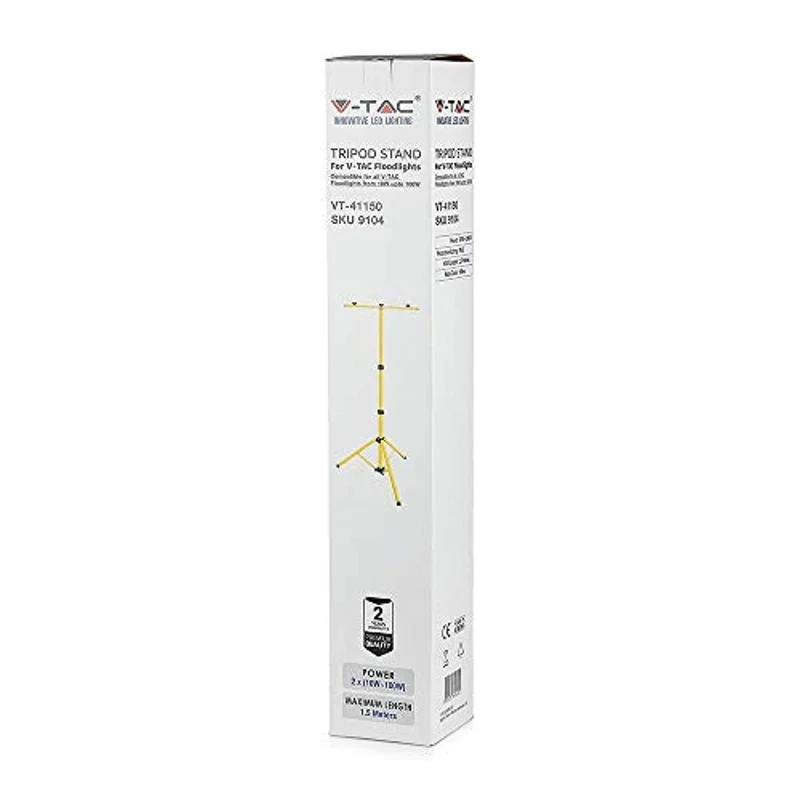 Supporto Trepiede in Alluminio per Fari LED Colore Giallo